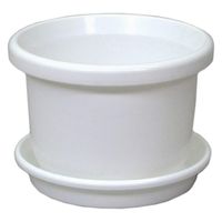 アップルウェアー 鉢皿F型 10号 ホワイト 4905980477018 1個