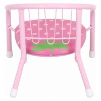 不二貿易 ベビーローチェアー ストロベリー 32869 1セット(6脚入)（直送品）