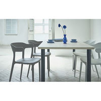 【車上渡し】アール・エフ・ヤマカワ SHチェア グレー RF21734A 1脚（直送品）