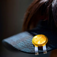 Tabata（タバタ） ゴルフ マーカー GV0885 フラッシュオレンジ B 5個（直送品）