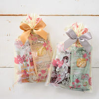 【ラッピングリボン】 ヘッズ サテンリボンワイヤータイスモーキーゴールド/1 SGO-YT1 1パック（50個入）