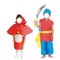 アーテック 不織布 衣装ベース Cサイズ ワンピース 赤 2182 1着