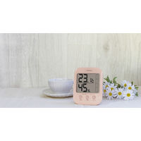 ドリテック デジタル温湿度計「モスフィ」 ピンク O-401PK 1個