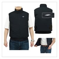 室谷 空調エアコン(R)服 KAZEKURU ナイロンベスト MT4000 サイズ：LL-3L ブラック（直送品）