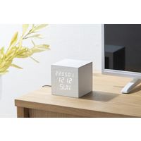 アイリスオーヤマ デジタル置時計　ホワイト　ICW-02W-W　1個（直送品）