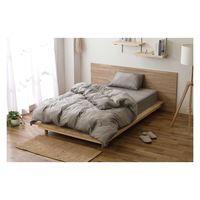 アイリスオーヤマ 掛け布団カバー セミダブル SD 丸洗いOK 速乾 布団カバー 寝具カバー かけ布団 KKC-TP-SD ブラウン 1枚