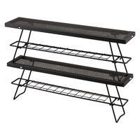 アイリスオーヤマ 焚き火 テーブル ファイヤテーブル アウトドア キャンプ用品 焚き火テーブル TKB-TB98 ブラック 1台（直送品）