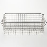 無印良品 ステンレスワイヤーバスケット3 約幅37×奥行26×高さ12cm 1セット（2個） 良品計画