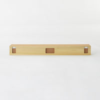 無印良品 壁に付けられる家具棚 オーク材突板 88cm 1セット（2個） 良品計画