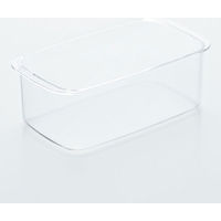 無印良品 フタをしたまま電子レンジで使える バルブ付き密閉保存容器 深型・中 約幅12×奥行20×高さ８ｃｍ 3個 良品計画