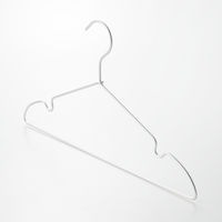 無印良品 アルミ洗濯用ハンガー 肩ひもタイプ 約幅42cm 3本組 1セット（18本：3本組×6） 良品計画