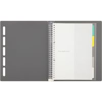 マルマン クラルテ B5 プラスチックバインダー 26穴 グレー F311-11 1冊