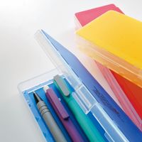 リヒトラブ AQUA DROPs ペンケース 青 A5021-8 1個