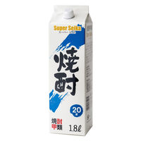 甲類焼酎　スーパーセイカ 20度　1.8L パック　1箱（6本入）  東亜酒造