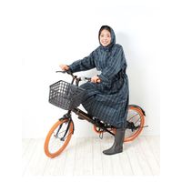 女性用 レインコート ブルー L/LL 大寸 7036LL-BL 1本（直送品）