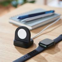 Apple Watch アップルウォッチ 充電器 スタンド 横置き シリコン製 ブラック AW-DSCHSBK  エレコム 1個