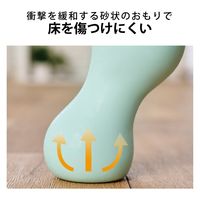 ダンベル やわらか 筋トレ シェイプアップ 衝撃吸収 丸洗い可能 エクリア スポーツ HCF-DBY10BUL エレコム 1個