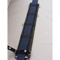 フジタ 鳶壱 帆布とレザーの胴当サポーター ブラック 11581898　1個（直送品）