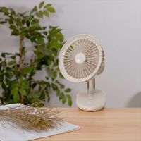 ライフオンプロダクツ コードレスクリップファン オフホワイト PR-F058-OW 1台（直送品）