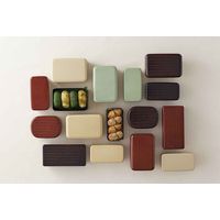 竹中 弁当箱 2段 900ml あじろ竹籠 武蔵弁当箱 ナチュラル 387782 1個（直送品）