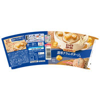 ポッカサッポロ　じっくりコトコト こんがりパン 濃厚クラムポタージュ カップ　1セット（24食)