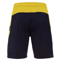 macron(マクロン) サッカー ハーフパンツ TEMPEL ゲームショート 5216 ネイビー/イエロー S 1枚（直送品）