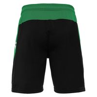 macron(マクロン) サッカー ハーフパンツ TEMPEL ゲームショート 5216 ブラック/グリーン S 1枚（直送品）
