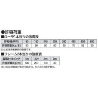 オークラ輸送機 ローラーコンベヤ QR100100X2000 1P（直送品）