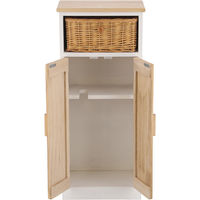 不二貿易 マルチスタイルラック ポーラ 幅340×奥行210×高さ785mm ナチュラル 15521 1台（直送品）