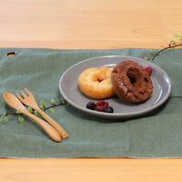 スタッキングプレート　Φ１８０ｍｍ　アリビオ　ＬＧＹ 77488 1箱（6個入り） 不二貿易（直送品）