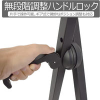 KC キョーリツ キーボードスタンド X型 ダブルレッグ 高さ無段階調整 二重セーフティー機能搭載 KYBS-D/BK x 3台（直送品）