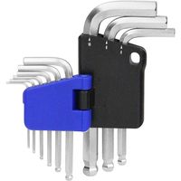 藤原産業 EーValue ボールポイント 六角棒レンチセット NL ELBW09NL 1セット(3セット:1セット×3個)（直送品）