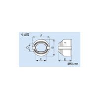 因幡電機産業 PD端末カバー PDCー90 PDC-90-I 1セット(2個)（直送品）