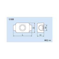 因幡電機産業 給水栓用チーズカバー JTCー20 1セット(4個)（直送品）