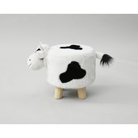 YAMAZEN アニマルスツールミニ ウシ ASM-2828(CW) 1脚（直送品）