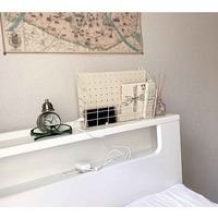 ケーアイジャパン ディスプレイボード インテリアボード エイダーレターラック スチール製 ホワイト 353849 1個（直送品）