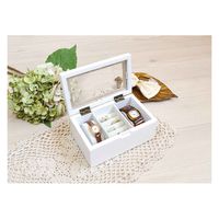 ケーアイジャパン 時計ケース ミア ジュエリーボックス ウォッチケース 木製 357541 1個（直送品）