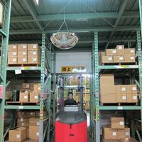 エスコ φ495x190mm ドーム型ミラー(チェーン吊り下げタイプ) EA724ZK-3 1個（直送品）