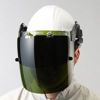 エスコ フェイスプロテクター(ヘルメット取付型) EA800PB-31 1個（直送品）