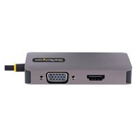 ディスプレイアダプター／USB-C／1画面のみ対応 StarTech.com 118-USBC-HDMI-VGADVI 1個（直送品）