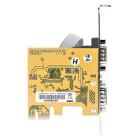PCIeカード／シリアルRS232C／2ポート StarTech.com 21050-PC-SERIAL-CARD 1個（直送品）