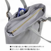 エスコ 360x120x370mm トートバッグ(黒) EA927BE-41 1個（直送品）