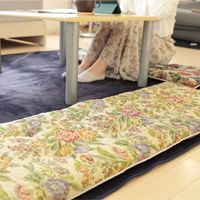 1枚 ゴブラン フリーシート クッション 約43×129cm オフィス 事務所 クッション おしゃれ 可愛い 上品 花柄 長座布団 座布団（直送品）