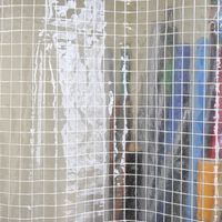 上村産業 防炎糸入り透明ビニールカーテン 0.3mm厚 c-030-360-200 1枚（直送品）