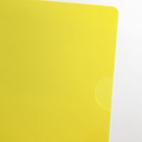 リヒトラブ クリヤーホルダー A4 黄 F-78EC-5 1セット(1枚×30)