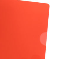 リヒトラブ クリヤーホルダー A4 赤 F-78EC-3 1セット(1枚×30)