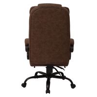 【軒先渡し】ヤマソロ ペザンテ リクライニングオフィスチェアー ブラウン 42-363 1脚（直送品）