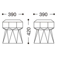 【車上渡し】桜屋工業 RESTAREA チェプラゴン 屋外設置可 ガーデンスツール ライトグレー 1脚（直送品）