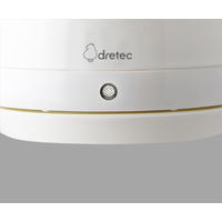 ドリテック 電気ケトル「プロム」1.0L ホワイト PO-160WT 1台