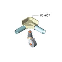 スペーシア 差し込み式キャスター プラジョイント用 GEL-65S-28 1セット(6個)（直送品）